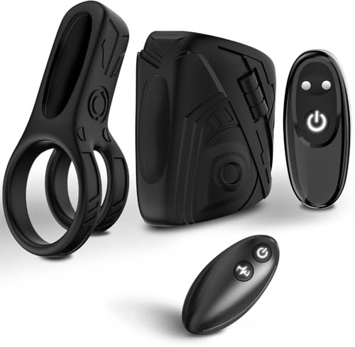 2 in 1 Masturvatore per Uomo Anello Vibrante per Lei e Lui Sex Toys Vibratore con Telecomando 9 Modalità Vibratori Vibratoreper Uomo Professionale Masturbtore per Pene per Sexytoysys Coppia
