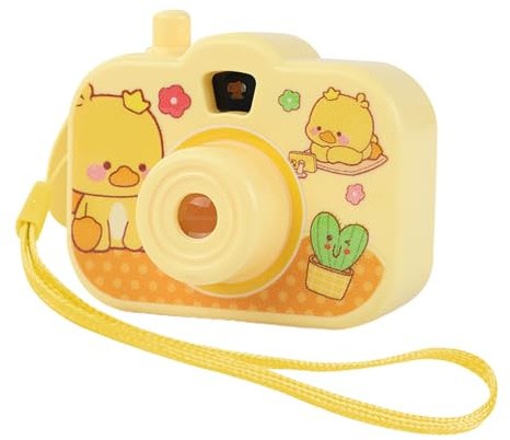 Kids Projector Camera - Jouet de casting amusant - Visuel éducatif portable - Lumière de dessin animé - Veilleuse de projection de l'heure du coucher - Projecteur d'apprentissage cognitif interactif