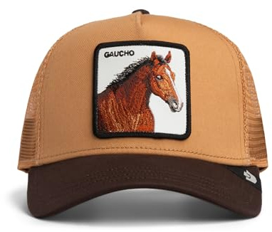 Goorin Gaucho Trucker Hat - 57/43 Poly Cotton Blend - Heat - One Size - Unisex