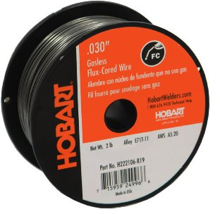 Hobart H222106-R19 2-Pound E71T-11 Carbon-Steel Flux-Cored Welding Wire, 0.030-Inch