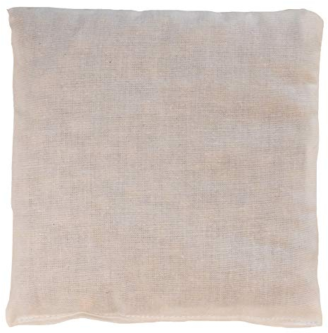 Rapssamenkissen 12x12cm - Bio Stoff natur - Wärmekissen & Kältekissen - Körnerkissen