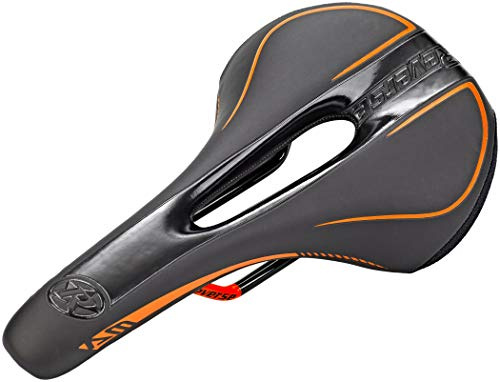 Reverse AM Ergo MTB Fahrrad Sattel schwarz/Fox orange