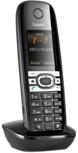 Gigaset C610H Telefon - Schnurlostelefon / Universal Mobilteil - TFT-Farbdisplay - Dect-Telefon - Freisprechen - Analog Telefon - schwarz