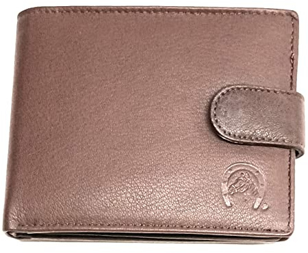 YOJAN PIEL | Cartera de Cuero Fabricada en Piel de Ubrique (Color Marrón) | Complementos de Moda para Hombre de Estilo Atemporal y Diseño Elegante Originales
