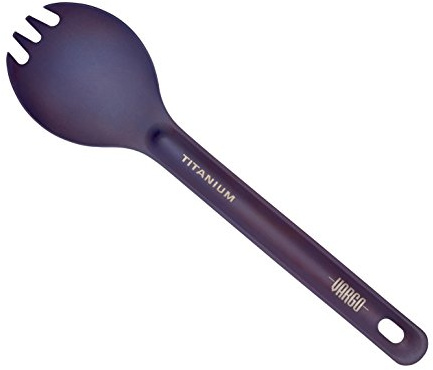 Vargo Titanium Spork ULV, Lavender - Lightweight, Durable, and Versatile Eating Utensil for Backpacking and Camping