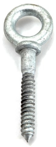 Forney 61369 Screw Eye Bolt Shoulder, Hot Dipped Galvanized, 1/2-Inch-by-3-1/4-Inch Overall Length
