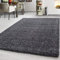 Teppium Moderner Hochflor Teppich Wohnzimmer 300x400 cm Grau - Shaggy Flauschiger Teppich, Extra Weich, Pflegeleicht und Einfarbig - für Schlafzimmer, Küche und Esszimmer