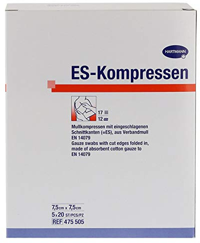 ES-Kompressen Steril 7,5x7,5 cm Großpackung