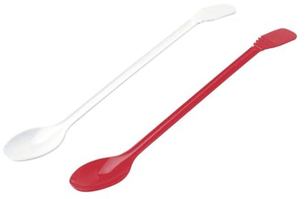 Westmark 6 Piece Cocktail/Lemonade/Yoghurt Spoons, 8.86, Blue/Red/White