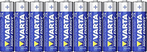 Varta 1 x 10 High Energy AA LR 6 Alkali 1.5 V Batterie