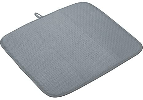 KitchenCraft - Tapis Égouttoir Super-Absorbant, 45 x 40 cm, Gris
