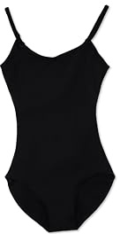Capezio Damen Camisole Leotard With Adjustable Straps Trikot, Black, M