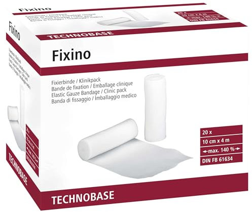Kerbl Technobase Benda di fiss. Fixino 10cm/4m, conf. da Clinica da 20 pz.