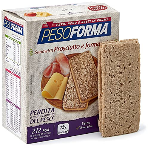 Pesoforma - Pesoforma Sandwiches Prosciutto E Formaggio 8 Pezzi - 938980214