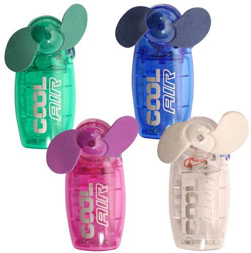 MINI Portable Pocket Fan Cool AIR Hand HELD Battery Travel Blower Cooler New (6, Mix)