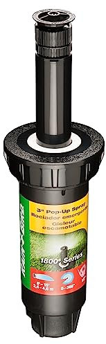 Rain Bird 1803VAN Professional Pop-Up Sprinkler, Adjustable 0° - 360° Pattern, 8' - 15' Spray Distance, 3 Pop-up Height