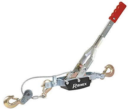 Ribitech 06563 Treuil manuel horizontal avec câble 4 T