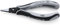 KNIPEX Präzisions-Elektronik-Greifzange ESD mit Mehrkomponenten-Hüllen brüniert 130 mm, 34 42 130 ESD