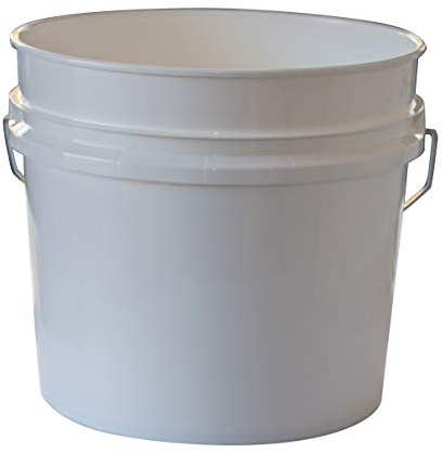 Argee RG503/10 Plastic Bucket (10 Pack), 3.5 gallon, White