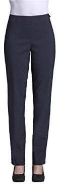 Robell Damen Slim Arbeitshose-Stretchhose, Marine, Gr.- 46
