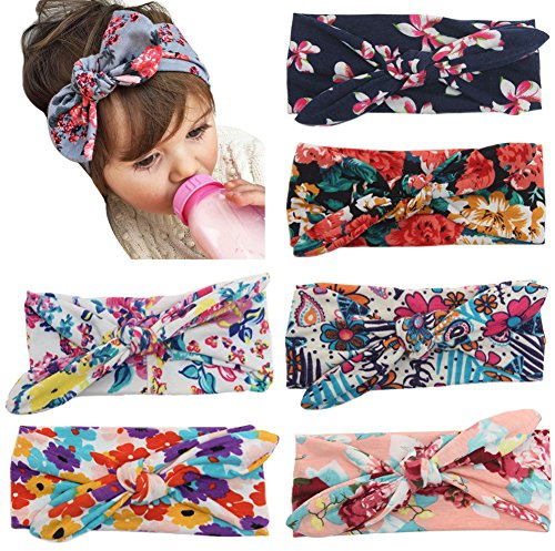 Andy's Share 5 Stück Baby Mädchen Neueste Turban Stirnband Kopf Haarband…