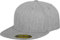 Flexfit Erwachsene Mütze Premium 210 Fitted, grau (heather), L/XL