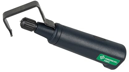 Greenlee 1903 7 Pocket Cable Stripping Tool with High-Carbon Steel Blade, 8 AWG - 1250 Kcmil