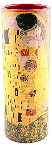 Parastone Museum Collection 18 cm Ceramic Vase - Gustav Klimt - The Kiss by
