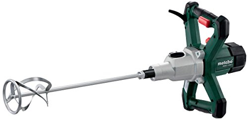 Metabo 614046000 Rührwerk RWEV 1200 - 2 | + Rührstab Typ RS-R3 | ergonomische Griffe / Gummiecken am Gehäuse / VTC Vollwellenelektronik (1200 W | Leerlaufdrehzahl: 0 - 580 /min | 4,3 kg)