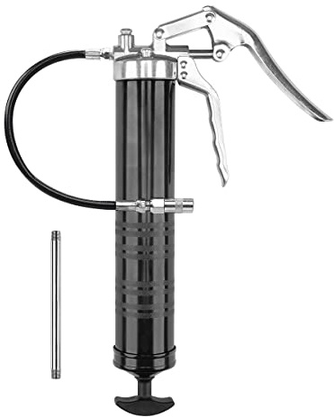 Workforce Pistol Grip Grease Gun, 12 in. Flexible Extension - L1325