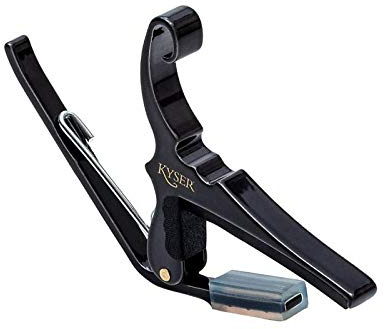Kyser Quick Change Kapodaster für akustische und elektrische Gitarren, Schwarz