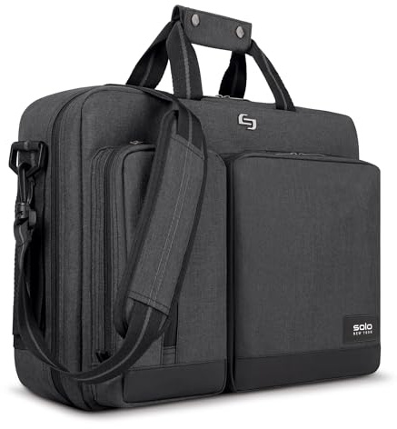 Solo New York Duane Hybrid Convertible Briefcase, Black