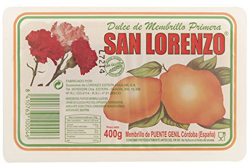 San Lorenzo - Dulce De Membrillo Calidad Primera 400 g