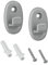 Metaltex serie Onda - set 2 ganci in Nylon - (460000)