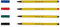 LEVIATAN D400 Fineliner Set 4 Mehrfarbig - Feinleiner Stift Bunt Für Den Täglichen Gebrauch Geeignet - Linienbreite Ca. 0.4 Mm Feinlinerfilzstifte