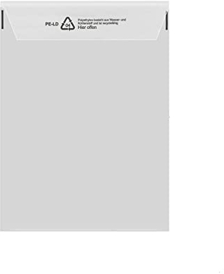 1000 Folienversandtaschen transparent C5 165x220 mm Klappenbeutel PE-Versandtaschen UNIPOST 510800
