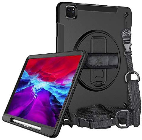 Gorilla Tech Shoulder Strap Rugged Case for Apple iPad Air 10.9 inch 4th Generation | Survivor Shock Proof Heavy Duty Cover with Stand, Adjustable Hand/Sholder/Neck Strap, iPad Shockproof Cases