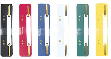 Herlitz 8767402 Heftstreifen PP fs 150er Packung, farbig sortiert (150er Packung, farbig sortiert)