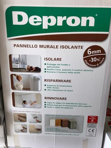 Depron - 20x Panneaux isolants 80 x 120 cm, 6 mm d'épaisseur