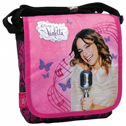 Violetta Disney Butterfly Umhängetasche Schultertasche Mädchen Kindergarten Tasche pink DER