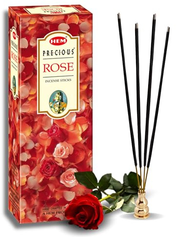 HEM Precious Rose Incense Sticks, 120 Count (Pack of 1)