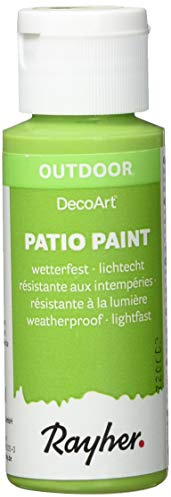 Rayher Patio Paint peinture acrylique extérieur fl. 59 ml vert herbe, 38610422