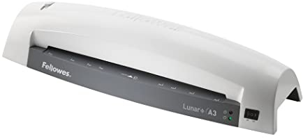 Fellowes A3 Laminiergerät Lunar, für Einsteiger, laminiert 80 bis 125 Mikron Laminierfolien bis A3 Format, für Zuhause