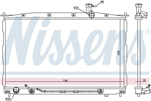 Nissens 67505 Radiator, engine cooling