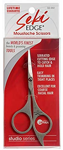 Seki Edge Stainless Steel Moustache Scissors (Scheren)