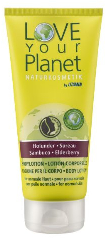 Love Your Planet Body-Lotion Holunder 200 ml, 2er Pack (2 x 200 ml)