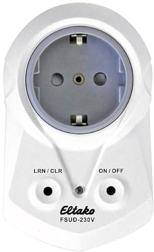 Eltako Funkaktor Steckdosen-Universal-Dimmschalter, 1 Stück, FSUD-230V