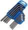 Draper TX-Star 33743 Jeu de 9 clés Allen Torx Bleu
