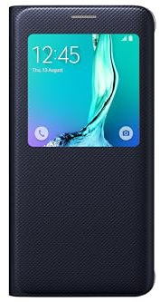 Samsung S View Cover - Funda para Samsung Galaxy S6 Edge +, color azul oscuro