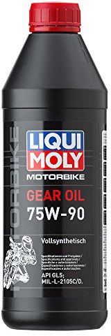 LIQUI MOLY Motorbike Gear Oil 75W-90 | 1 L | Motorrad Getriebeöl | Art.-Nr.: 3825, Schwarz